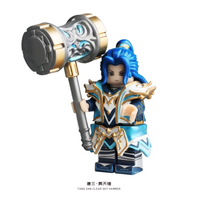 Sea God Tang San Building Blocks with Sky Hammer and Armor - Image 2