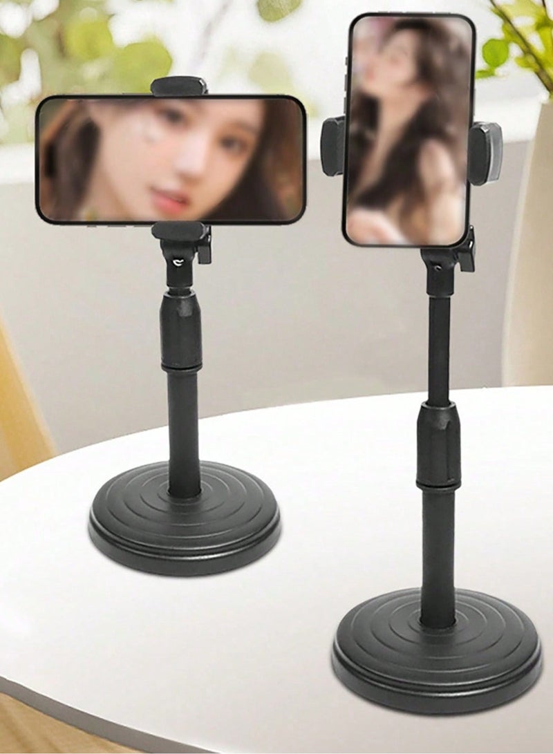 Digipace Universal Mobile Phone Holder Stand, Height Angle Adjustable Cell Phone Stand for Office, Flexible Desk iPhone Stand Compatible with All Phones - Image 3