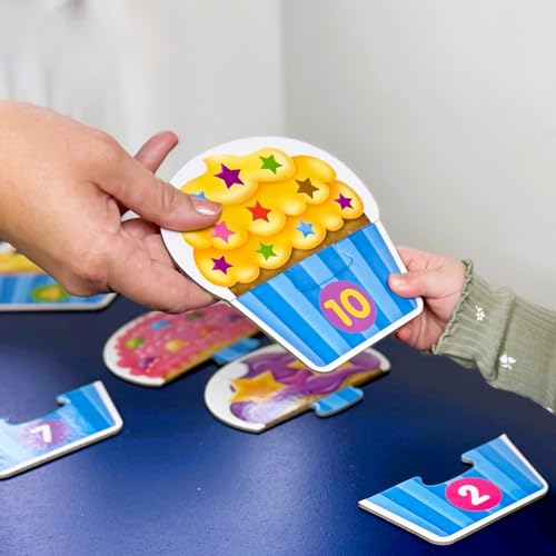 The Learning Journey My First Match It Counting Cupcakes 15 Piece SelfCorrecting Matching Puzzles First Learning Toys for Toddlers 25 Award Winning Toys - Image 5