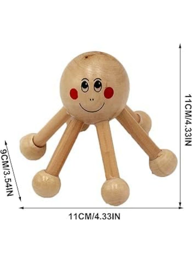 Handheld Natural Wooden Massage Tools - Body Roller For Cellulite & Muscle Relief (Multi-Shapes) - Image 3