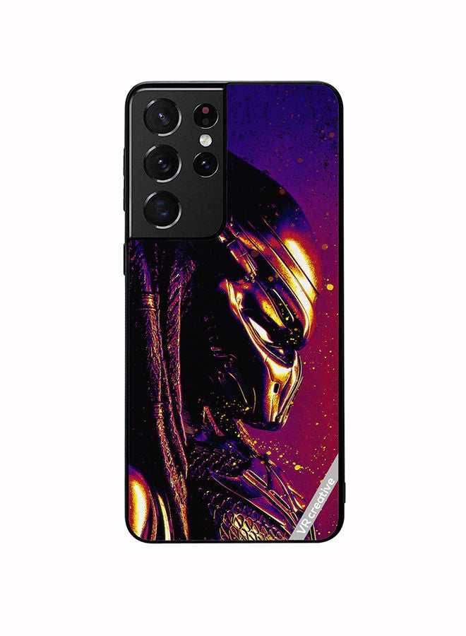 VR CREATIVE Protective Case Cover For Samsung Galaxy S21 Ultra 5G Predator Design Multicolour - Image 1