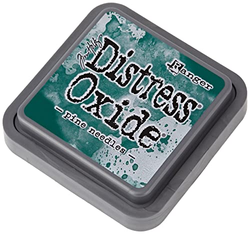 Ranger Tim Holtz Distress Oxides Ink Pad-Pine Needles 3 x 3 x 0.75 - Image 1