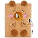 YOYTOO Capybara Diary for Girls with Lock Plush Capybara Toys Gift for Teen Girls Kids Writing Journal Notebook Birthday Gifts for Little Girls Ages 5 6 7 8 9 1012 Year Old - Image 3