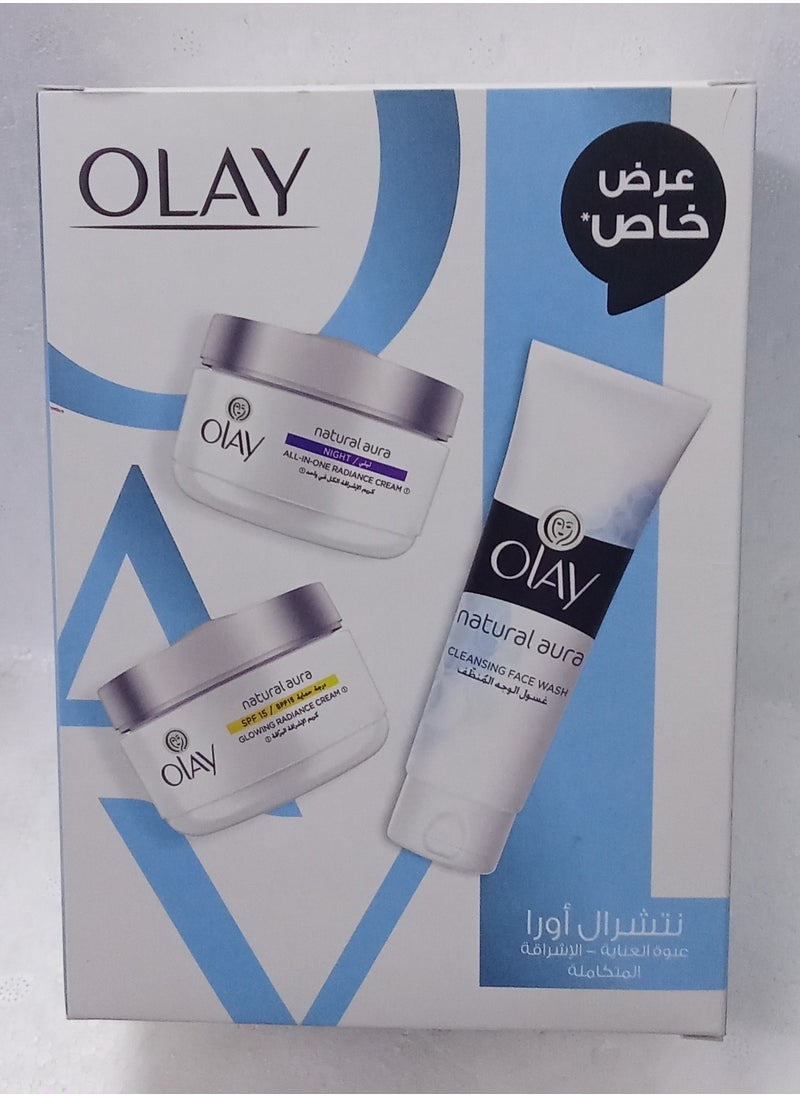 Olay Complete Care Set Consisting of A Face Wash, Night Cream and Day Cream. 