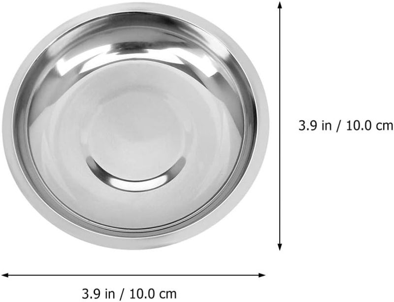 DOITOOL أطباق مقبلات صغيرة دائرية من الفولاذ المقاوم للصدأ 10 قطع من DOITOOL - Image 3