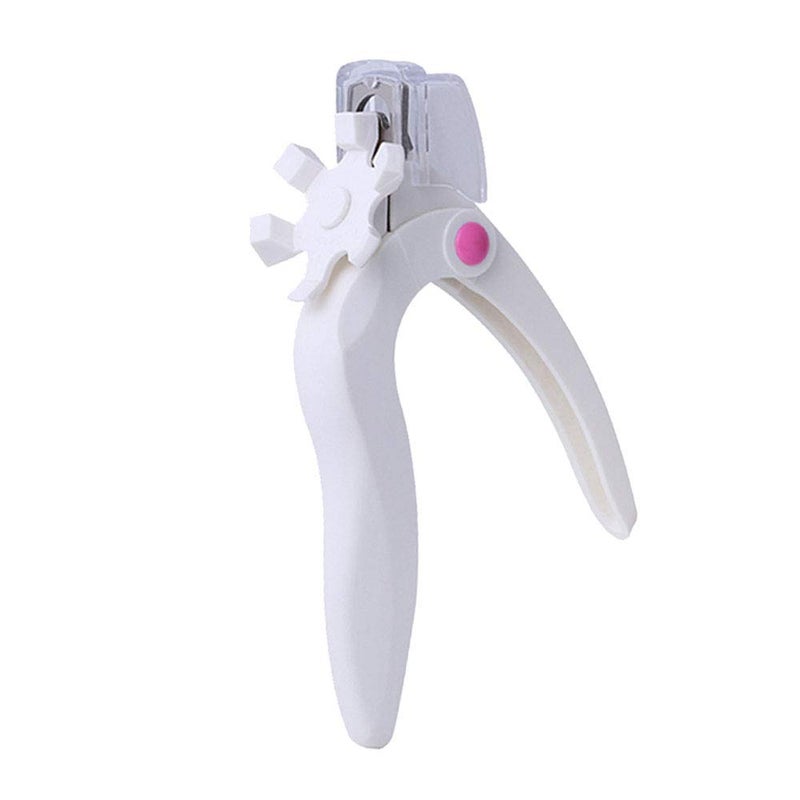 Acxico 1Pcs White Nail Art Nail Edge Clipper Cutter Acrylic Gel False Tips Manicure Tool