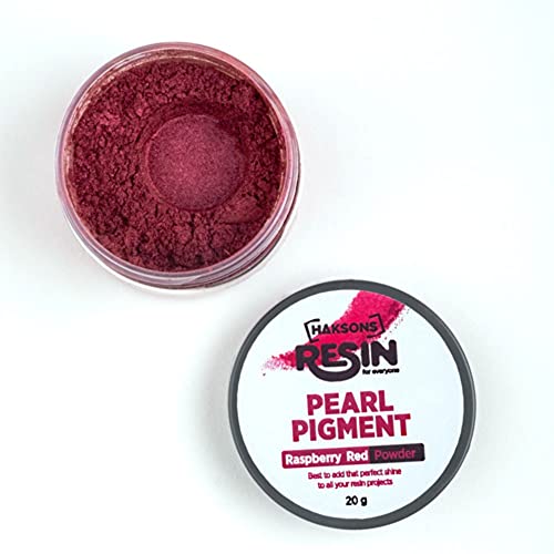 Haksons Pearl Pigments (Mica Powder) Pack of 3 (20 GMS) Raspberry Red, Periwinkle, Poppin Pink - Image 2