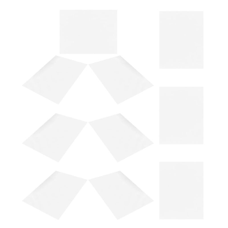 أوراق فيلم لاصق مزدوج الجانب A4 عالية الشفافية مقاومة للحرارة ورق صور 10 حزمة - Image 1