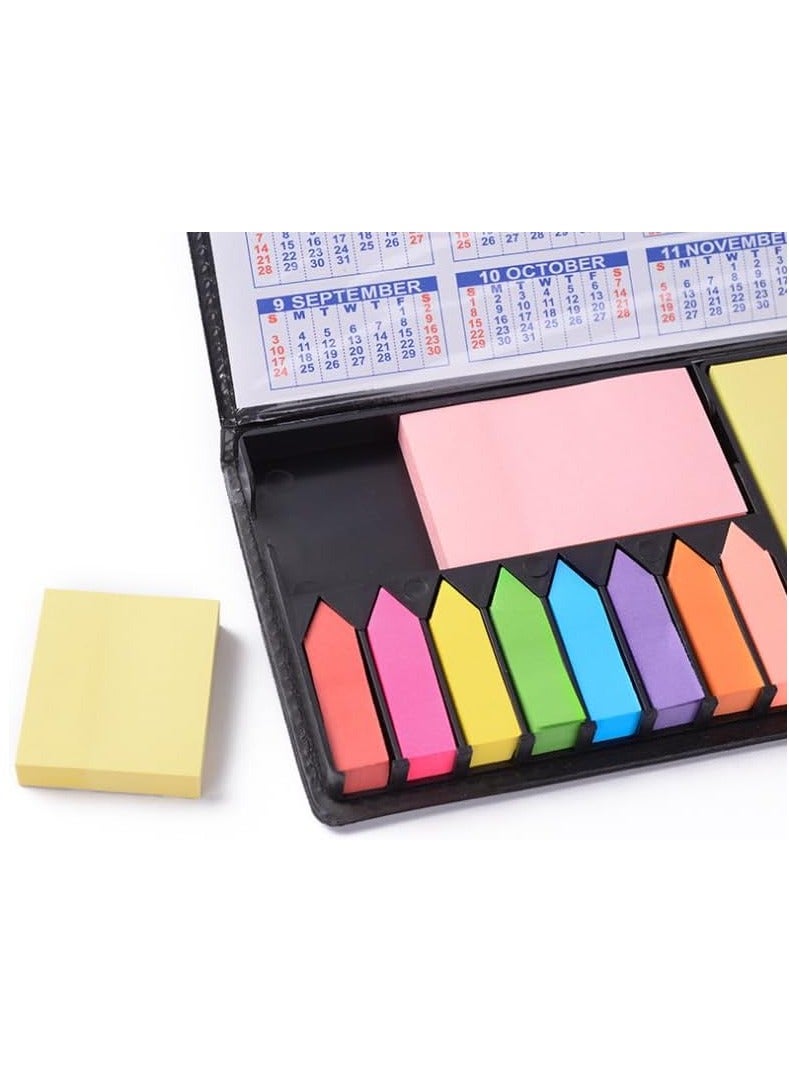 Rightsure Page Marker Labels Arrow Marker Labels, Fluorescent Annotation Labels Colorful Page Marker Labels Sticky Notes Writable File Labels Markers with PU Box, 10 Colors  - Image 3
