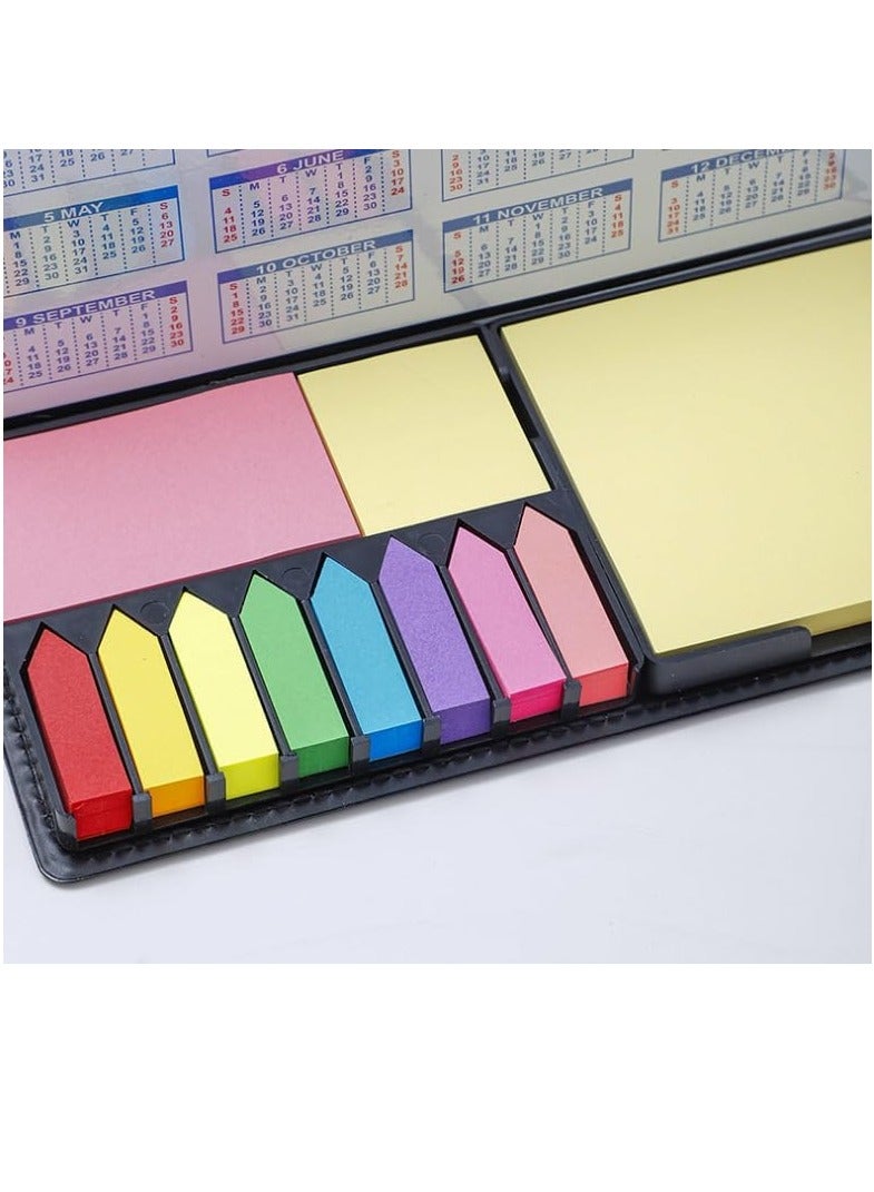 Rightsure Page Marker Labels Arrow Marker Labels, Fluorescent Annotation Labels Colorful Page Marker Labels Sticky Notes Writable File Labels Markers with PU Box, 10 Colors  - Image 4