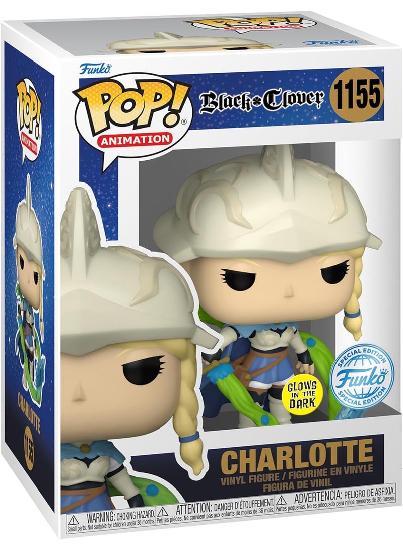 Funko Pop! Animation: Black Clover - Charlotte Chance of Chase Special Edition- Collectable Vinyl Figure - Gift Idea - Toys for Kids & Adults - Model Figure for Collectors - Image 1