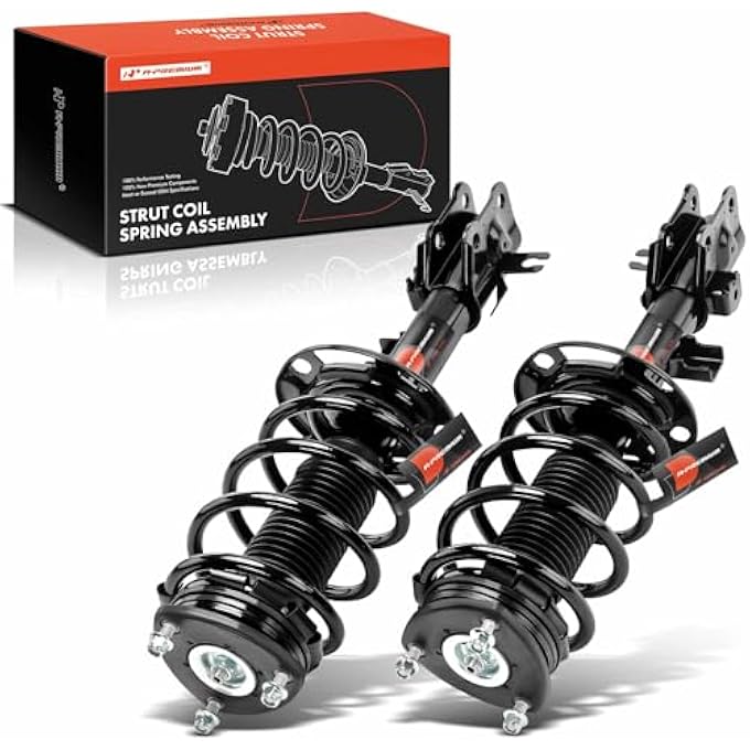 A-Premium Front Pair 2 Complete Strut  Coil Spring Assembly Compatible With Mazda Cx9 20162022 25L Driver And Passenger Side Replace 18920811 18920812 - Image 1