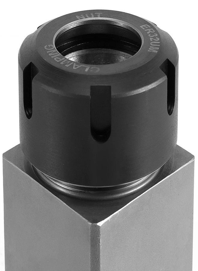 ZEONHAK ER 32 Collet Block, Hard Steel Fast Set-Up Spring Chuck Block Holder with Collet Nut for CNC Milling Lathe Engraving Tool, Square - Image 4
