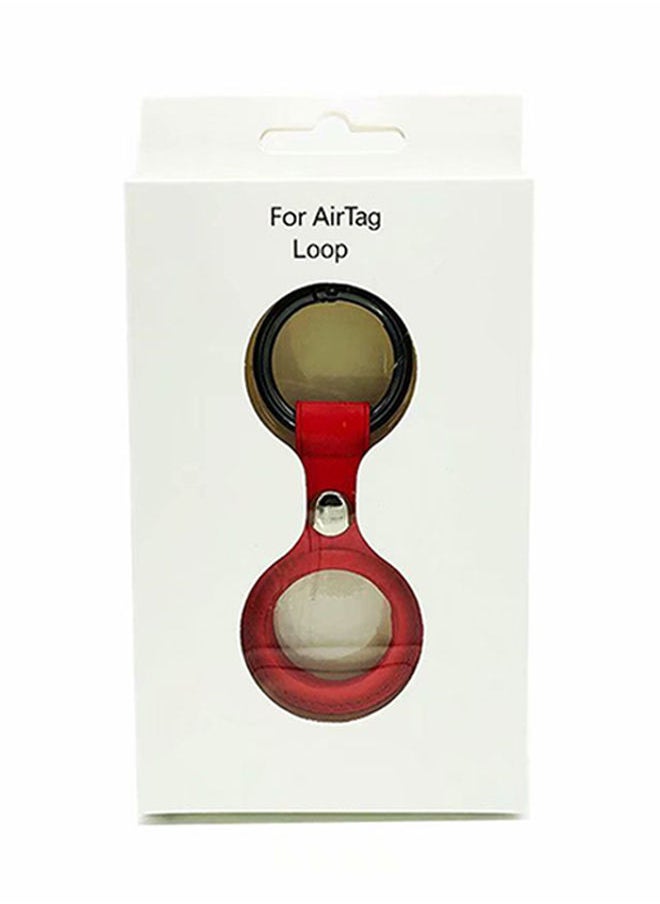 NIBEMINENT Protective Cover For Apple Airtag Red  - Image 3