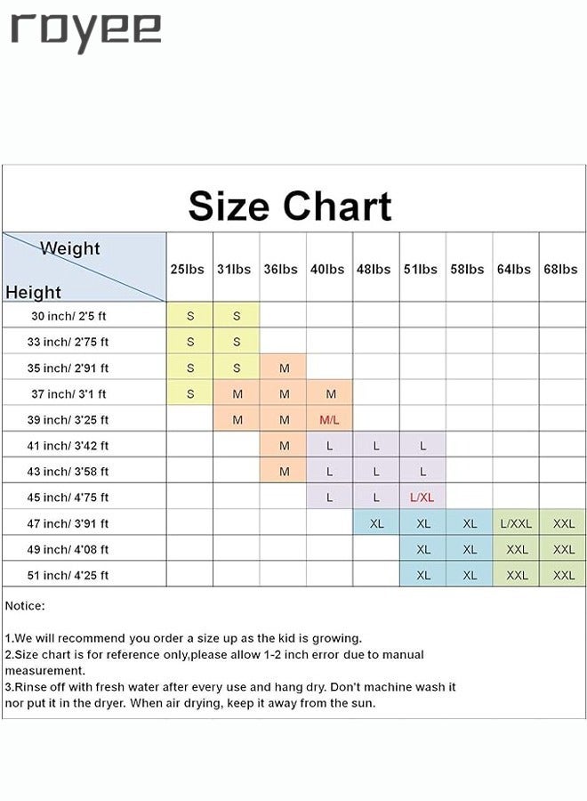 Royee Summer New Children's long sleeved one-piece swimsuit, Outdoor Quick Drying Sun Protection Swimsuit, Small and Medium-sized Children's Jellyfish Suit, Suitable for Boys and Girls Aged 3-12 - Image 5