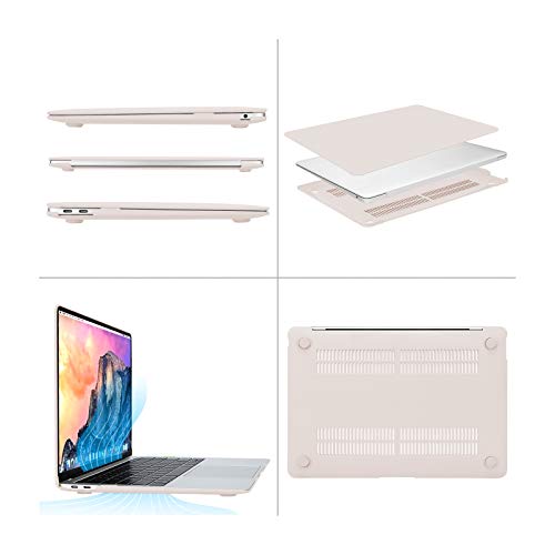 MOSISO Compatible with MacBook Air 13 inch Case 2022 2021 2020 2019 2018 Release A2337 M1 A2179 A1932 Touch ID, Plastic Hard Shell Cover&Keyboard Cover for MacBook Air 13.3 inch Case, Rock Gray - Image 5