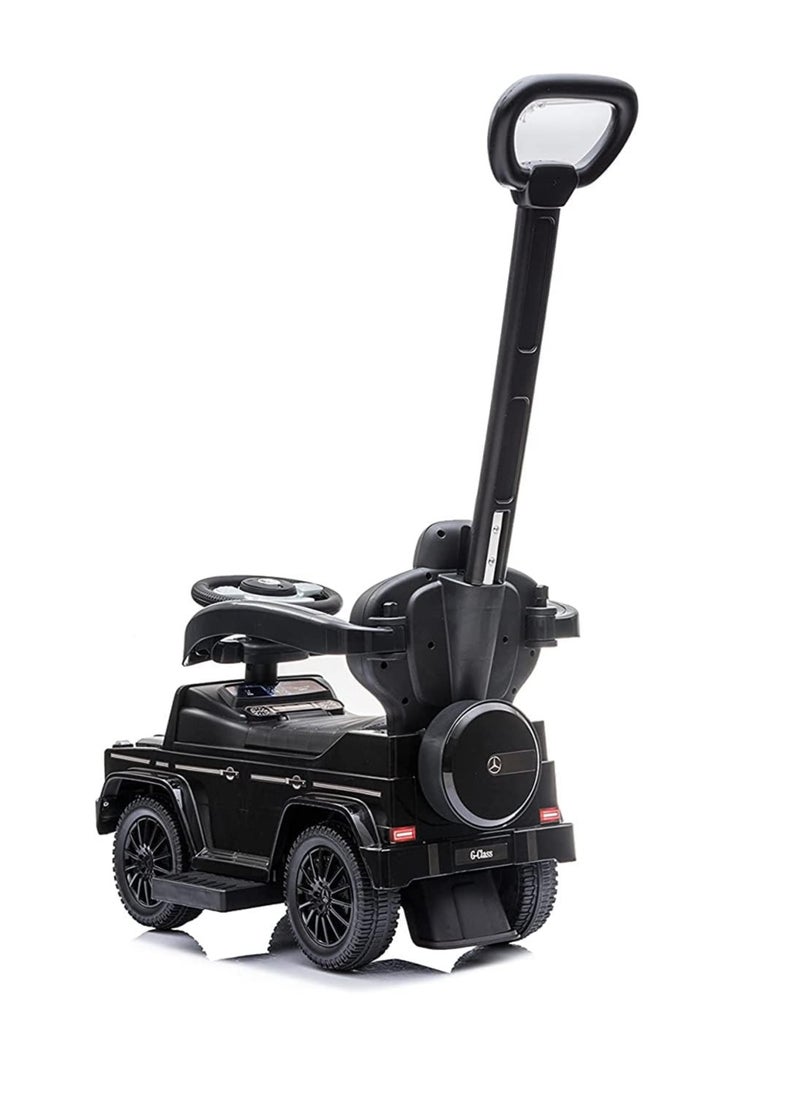 Mercedes G-Class Pedal & Manual Drive Children's Car with Steering Wheel and Hand Control - Licensed Children's Model - Black Color  - Image 3