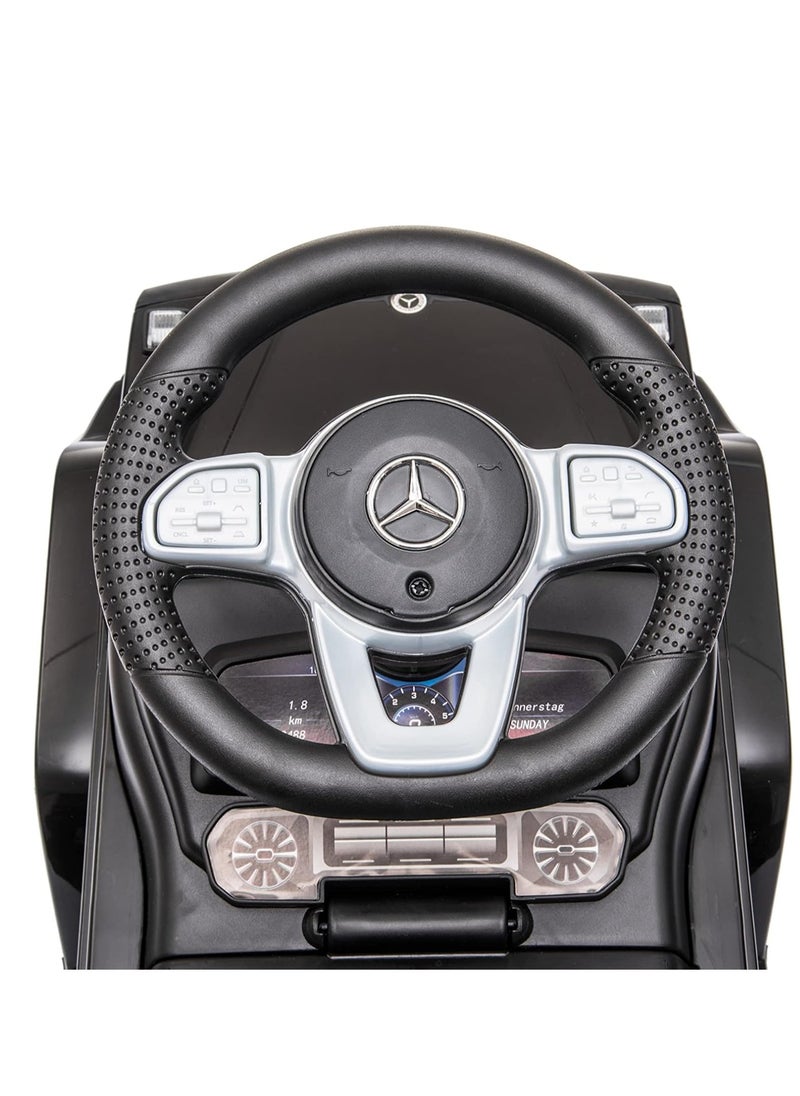 Mercedes G-Class Pedal & Manual Drive Children's Car with Steering Wheel and Hand Control - Licensed Children's Model - Black Color  - Image 4