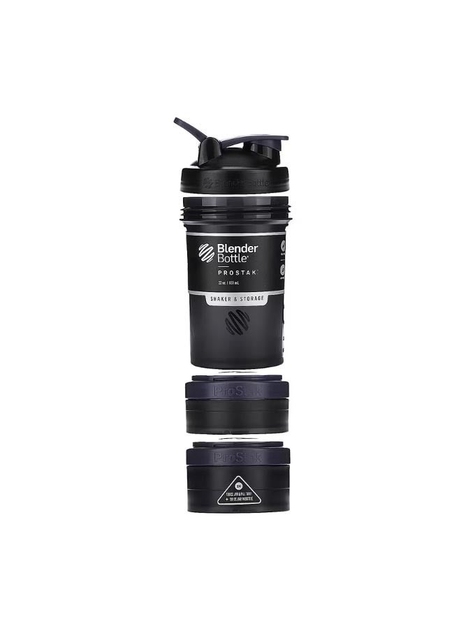 بليندر بوتيل ProStak Shaker And Storage FC Black 22 oz 651 ml - Image 2