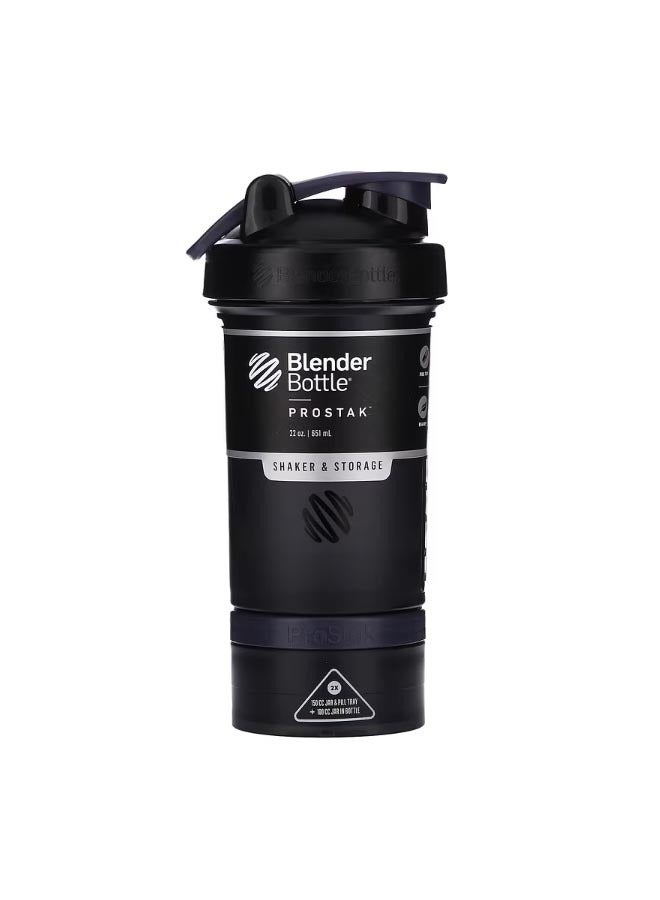بليندر بوتيل ProStak Shaker And Storage FC Black 22 oz 651 ml - Image 1