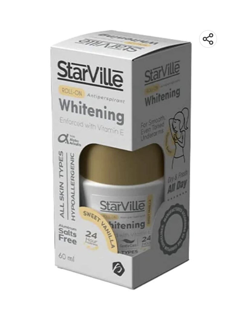 رول اون للتفتيح و القضاء للعرق برائحة الفانيليا - 60 مل