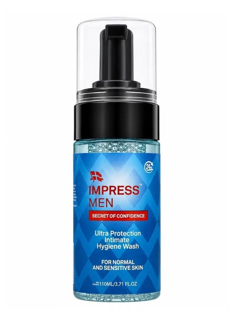 إمبريس غسول النظافة الحميمة للرجال IMPRESS MEN حماية فائقة للبشرة العادية والحساسة، 110 مل - Image 3