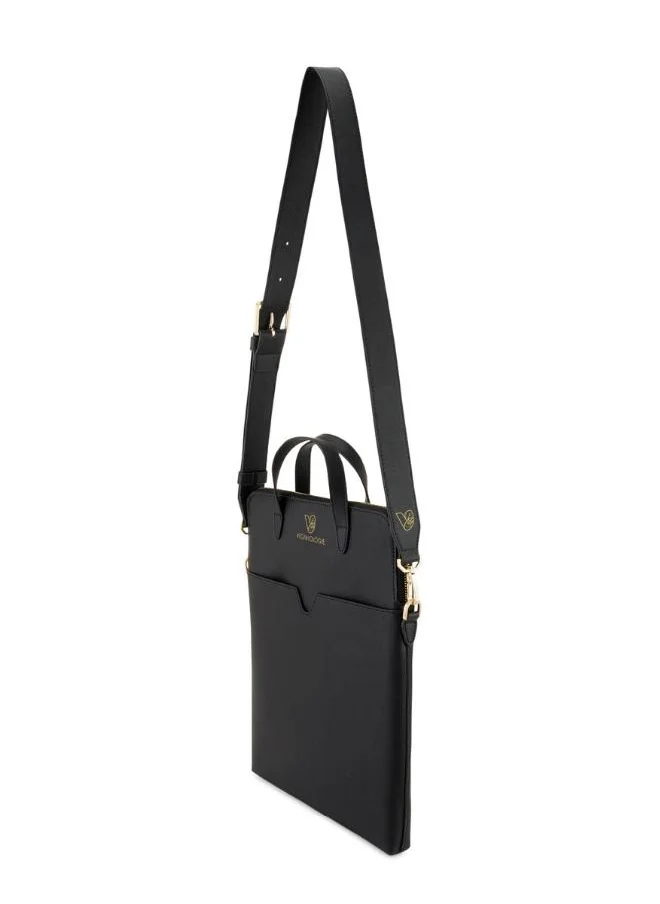 فيجانولوجي Jupiter Laptop Bag 13" in Black Made From 15 Recycled Bottles