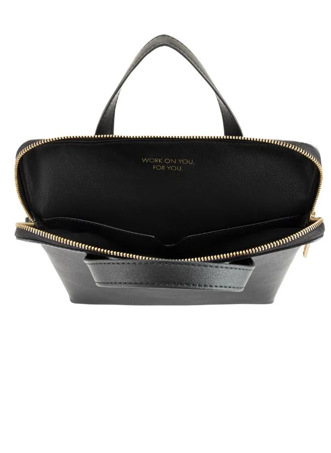 فيجانولوجي Jupiter Laptop Bag 13" in Black Made From 15 Recycled Bottles