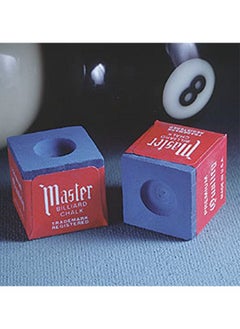 Yalla HomeGym Master Billiard Pool Cue Chalk Box Of 12 Pieces Blue Cubes Tournament Quality Snooker Or Pool Cue Tips Chalks  - Image 4
