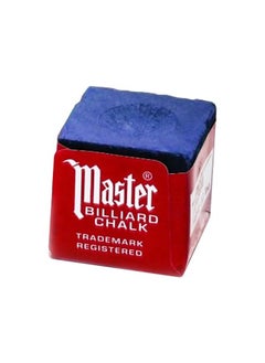 Yalla HomeGym Master Billiard Pool Cue Chalk Box Of 12 Pieces Blue Cubes Tournament Quality Snooker Or Pool Cue Tips Chalks  - Image 2
