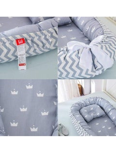 MIXDE Baby Lounger, Portable Newborn Bassinet,Hypoallergenic Sleep Crib - 100% Breathable Cotton,Pressure-resistant Washable Cover,Simulated Uterus, Baby Bionic Bed For Bedroom  - Image 4
