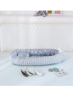 MIXDE Baby Lounger, Portable Newborn Bassinet,Hypoallergenic Sleep Crib - 100% Breathable Cotton,Pressure-resistant Washable Cover,Simulated Uterus, Baby Bionic Bed For Bedroom  - Image 2