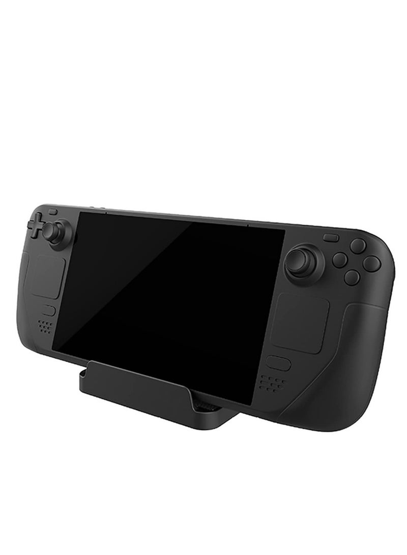 Non-Slip Switch Game Console Holder Dock Stand for Steam Deck Mobile Phone NS Series with Custom Mesh Silicone Pad Shockproof Design Heat Dissipation Solid Charging Cable Connector  - Image 1