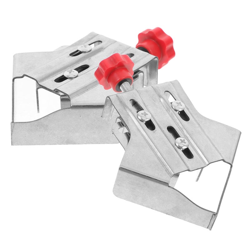 Stainless Steel Right Angle Clamp Adjustable 90 Degree Woodworking Tool 2 Pack - Image 2