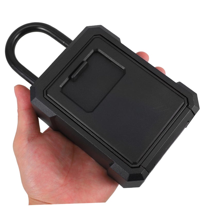 Resettable Code Key Lock Box Hidden Key Holder for Home Office Garage Travel Black - Image 4