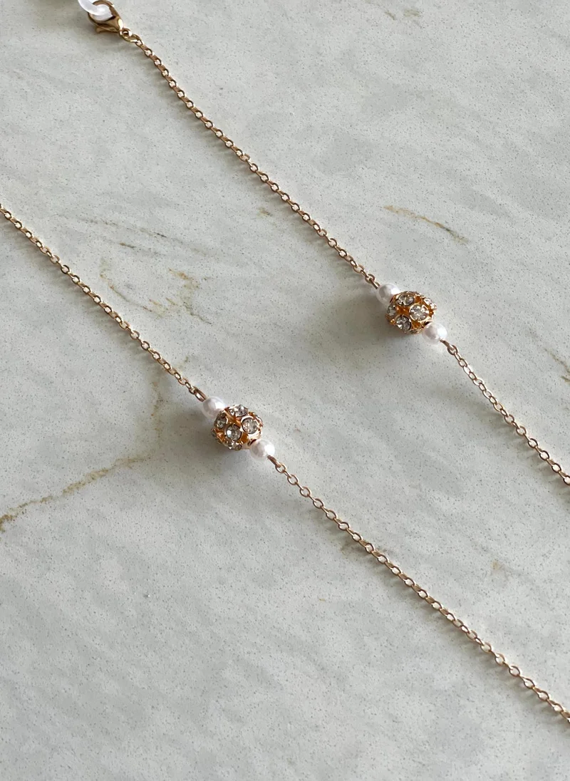انيتاس Cubes &Pearls Sunglasses Chain