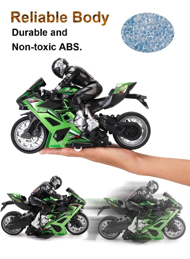 جودي بلاي ألعاب أولاد	دراجة نارية تعمل بالتحكم عن بعد، دراجة نارية بتردد 2.4 جيجاهرتز للأطفال من سن 4 و5 و6 و7 و8 سنوات فما فوق - Image 1