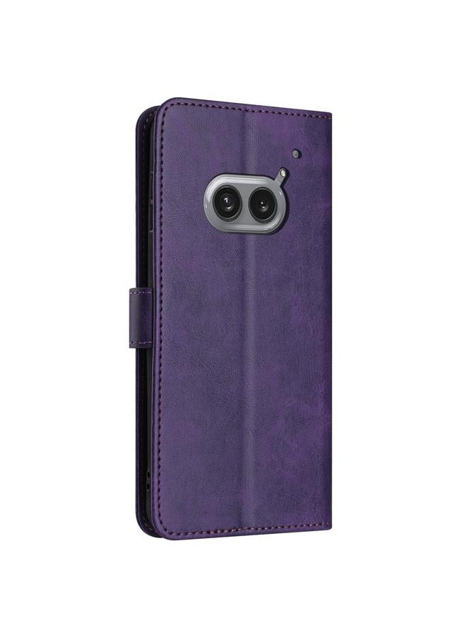 S-TOP Case For Nothing Phone 2a / 2a Plus Solid Calf Texture Flip Leather Phone Case - Image 3