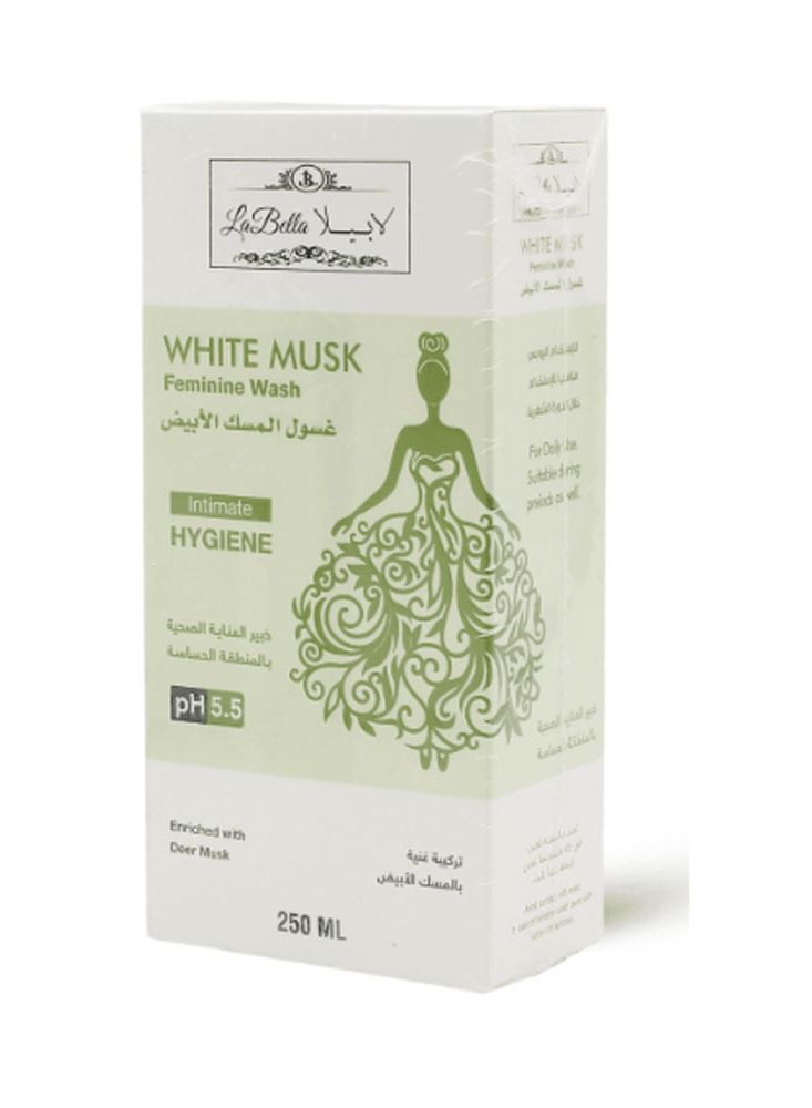 La Bella Feminine wash White Musk 250 ml - Image 2