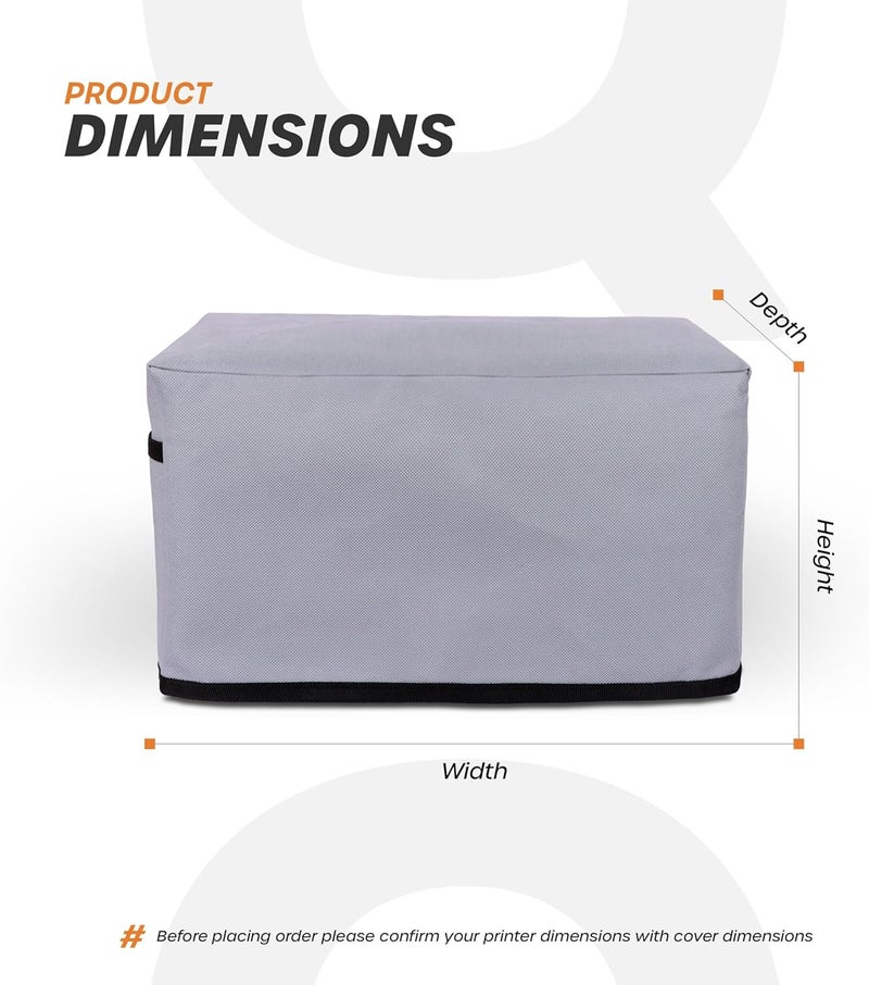 Cranique Dust Proof Printer Cover for HP Smart Tank All-in-One 580 / 581 / 585 (Grey) - Image 5