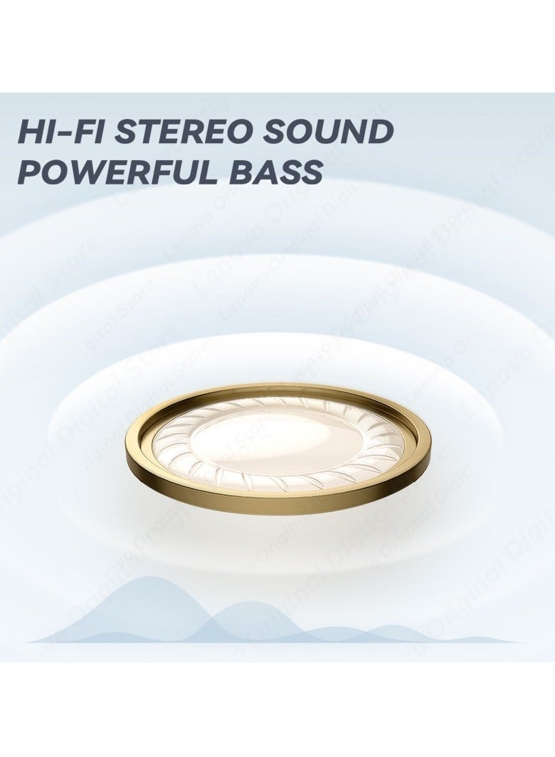 Lenevo سماعات بلوتوث XT80، سماعات لاسلكية مع تقليل الضوضاء، سماعات مريحة مقاومة للماء مع ميكروفون، سماعات أذن عالية الجودة وقابلة للنقل للاستماع إلى الموسيقى، (أسود) - Image 5