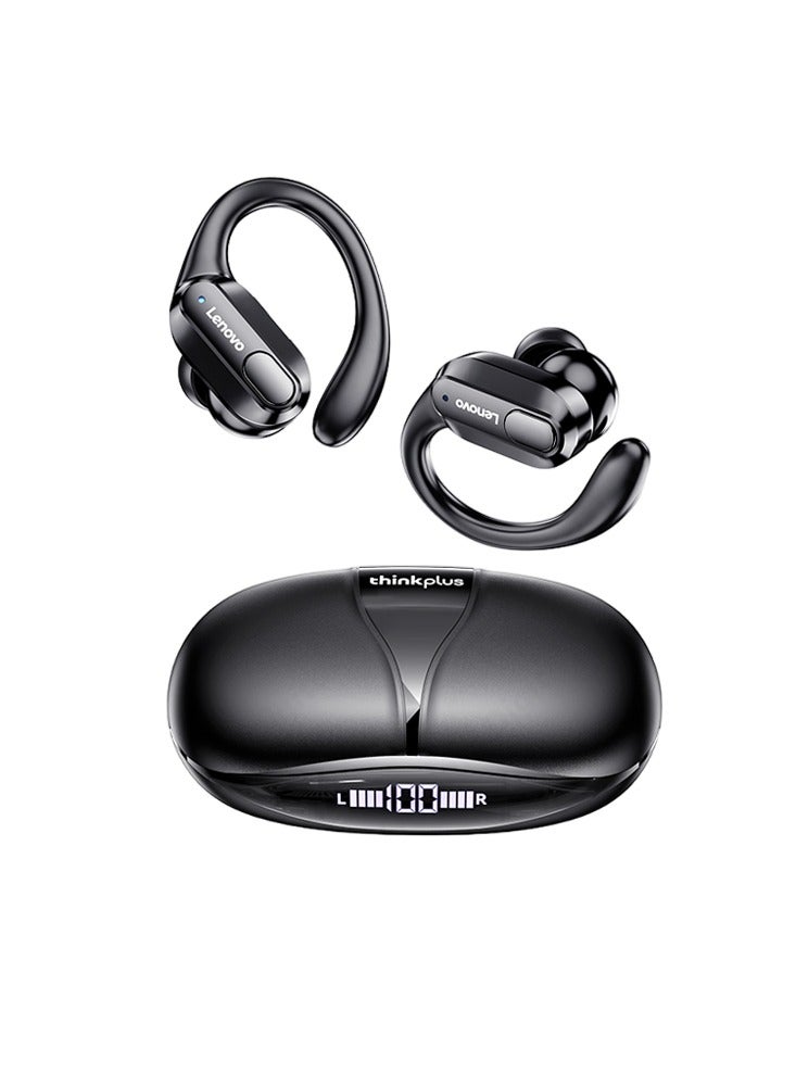 Lenevo سماعات بلوتوث XT80، سماعات لاسلكية مع تقليل الضوضاء، سماعات مريحة مقاومة للماء مع ميكروفون، سماعات أذن عالية الجودة وقابلة للنقل للاستماع إلى الموسيقى، (أسود) - Image 1