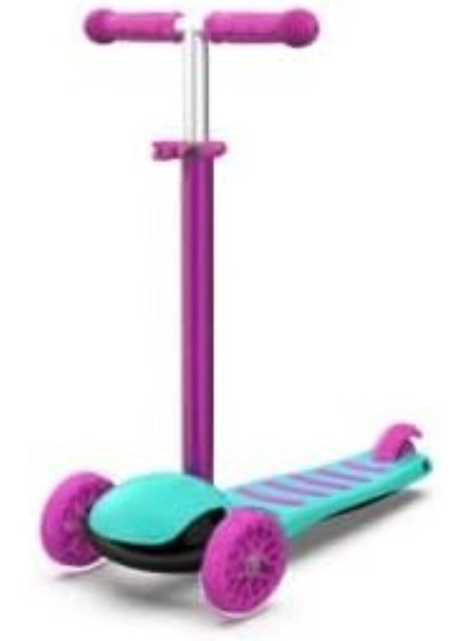 بينجو سكوتر بينجو كاندي بعجلات من البولي يوريثان مضيئه بلون بنفسجي/نعناعي - Image 3
