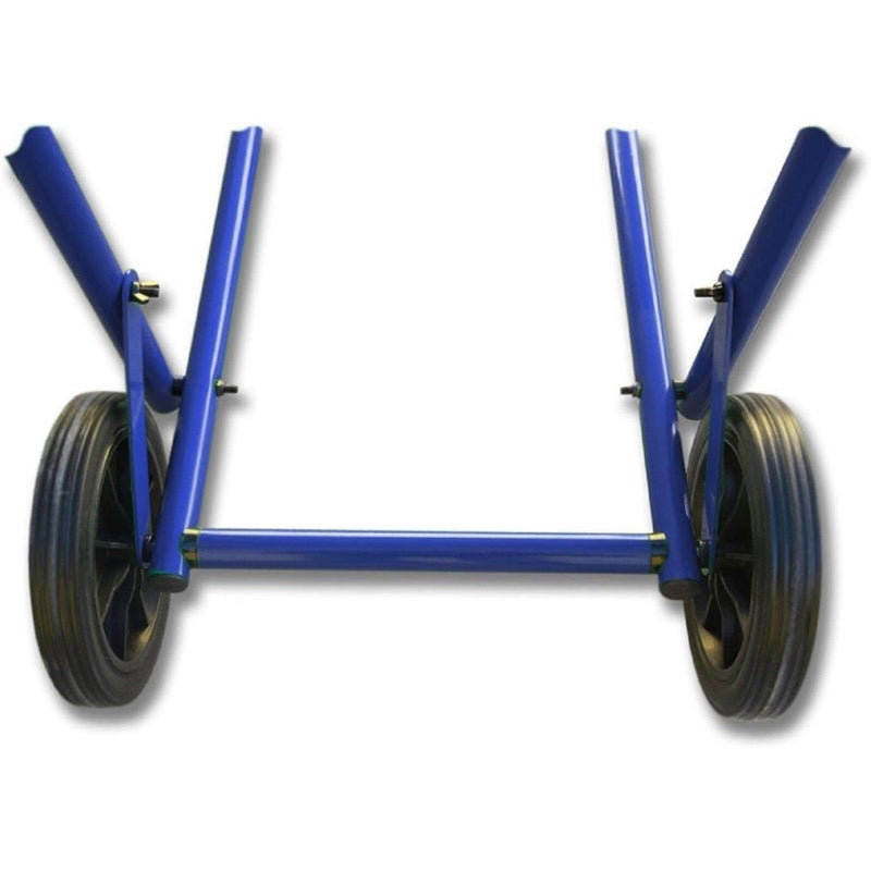 FIVESTAR Recycle Cart for Recycling Bins, 220 lbs Capacity, Steel, Blue - Image 3