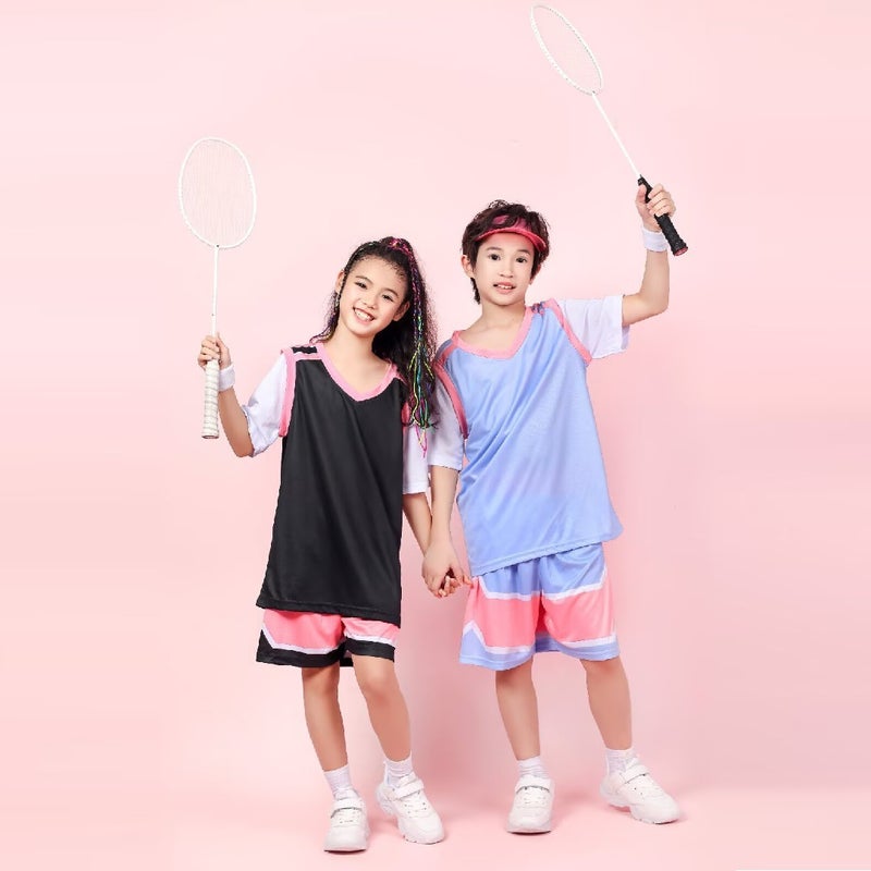 Children'S Basketball Uniform Suit Boy'S Printed Number Primary School Student Short-Sleeved Sports Uniform Girl'S Football Training Jersey - Image 5