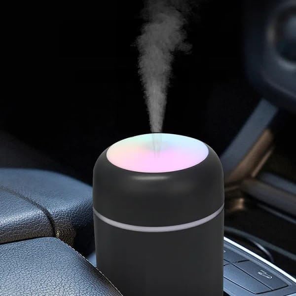 DKWIN H2O Humidifier Mini Cool Mist Humidifier with Multicolor LED Night Light 300ml Capacity 2 Mist Modes and Auto ShutOff Personal Desktop Humidifiermulticolor Pack of 1 - Image 4