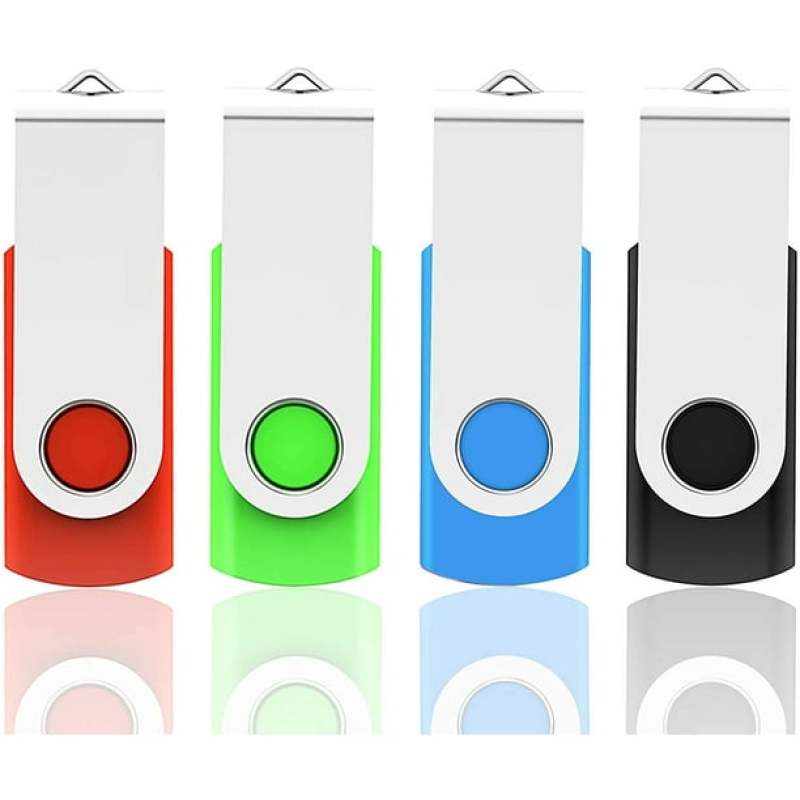 32 جيجابايت محرك أقراص فلاش واجهة USB 2.0 - تصميم دوار محرك أقراص للتخزين المحمول للبيانات، للاستخدام المنزلي والمكتبي والشخصي - Image 1