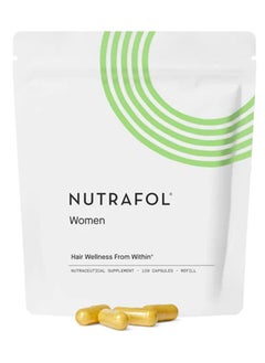 NUTRAFOL Nutrafol Women's Vegan Hair Growth Supplements, Plant-Based, Ages 18-44, Clinically Tested for Visibly Thicker, Stronger Hair, Dermatologist Recommended - 2 Month Supply, 2 Refill Pouches  - Image 2