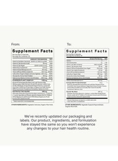 NUTRAFOL Nutrafol Women's Vegan Hair Growth Supplements, Plant-Based, Ages 18-44, Clinically Tested for Visibly Thicker, Stronger Hair, Dermatologist Recommended - 2 Month Supply, 2 Refill Pouches  - Image 5
