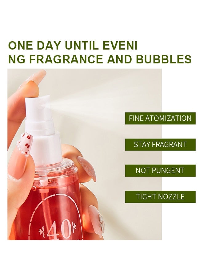 OceAura Body Spray , Hair & Body Fragrance Mist, Long Lasting Perfume Spray, Travel Size Womens Fragrance Body Spray, Various Scents # 40 Red - Image 5